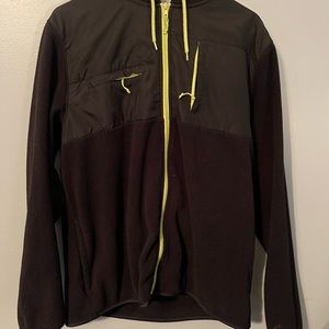 Green and Black Zip-Up Jacket